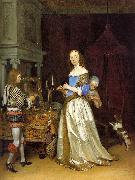 Lady at her Toilette atf, TERBORCH, Gerard